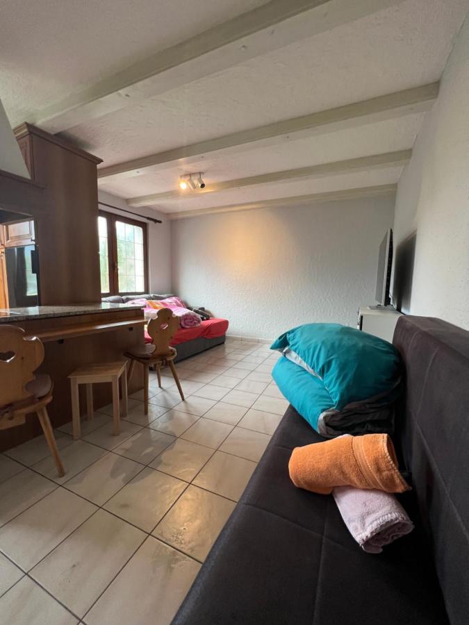 Tiny Apartment With Amazing View, Garden & Terras Schattdorf Kültér fotó