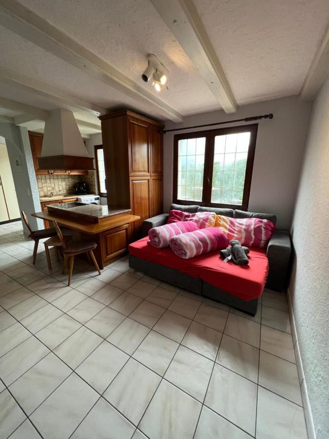 Tiny Apartment With Amazing View, Garden & Terras Schattdorf Kültér fotó